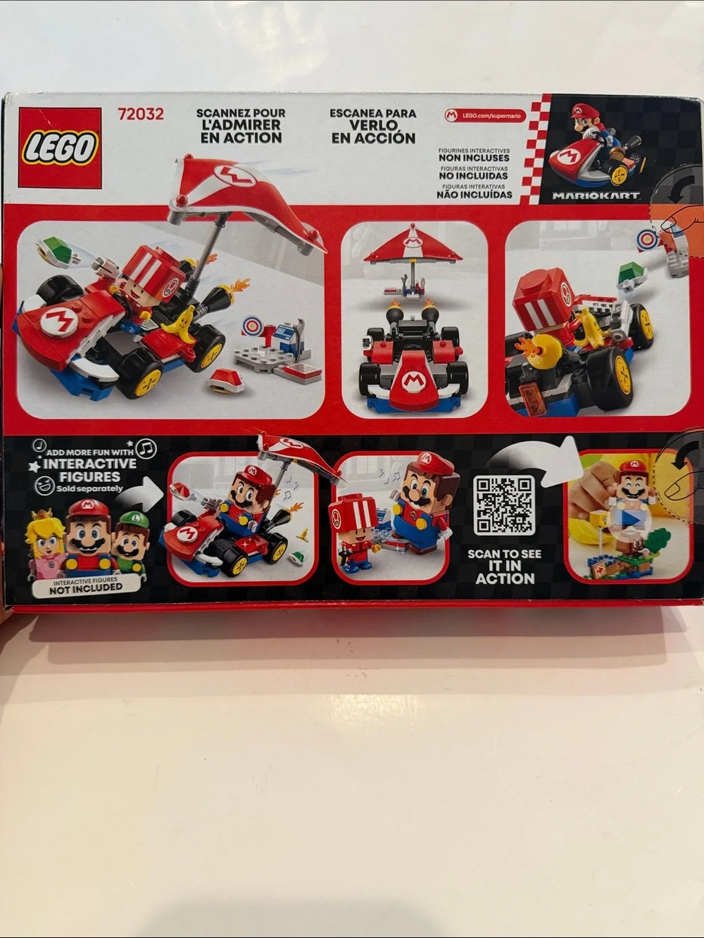 NWT Lego Super Mario Red and Black Kart with Yellow Wheels 2025 Unopened